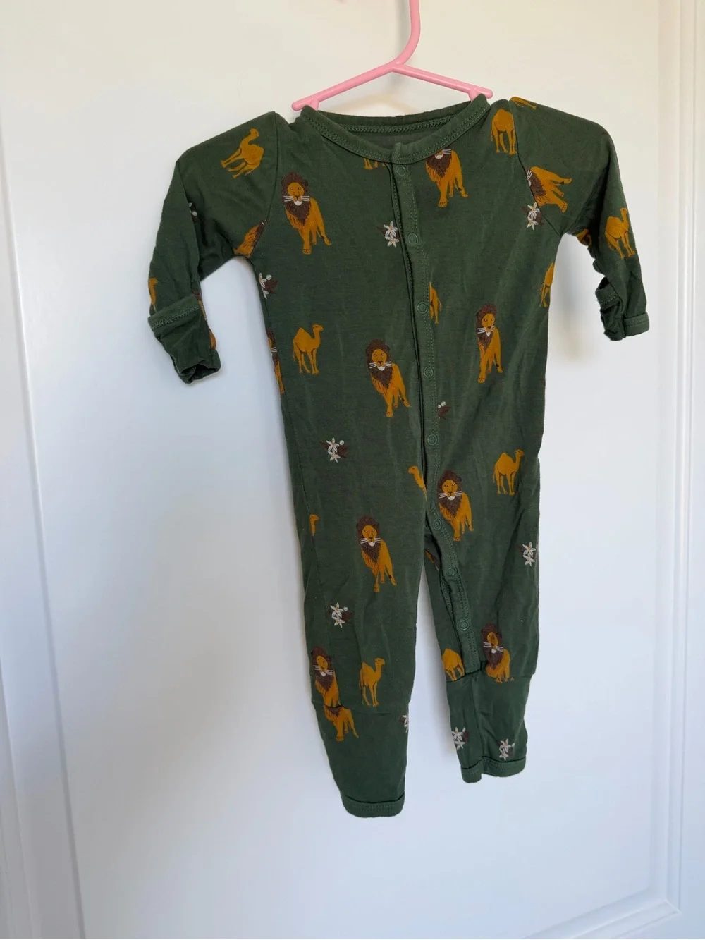 Kyte Baby Green Madagascar Romper